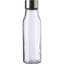 Trinkflasche aus Glas und rostfreiem Stahl (500 ml) Andrei (neutral) (Art.-Nr. CA213677)
