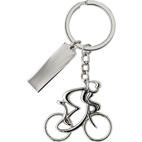 Schlüsselanhänger aus Metall Cirilio (Art.-Nr. CA215444) - Schlüsselanhänger aus Metall, inklusiv...