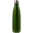 Doppelwandige Trinkflasche aus Edelstahl Lombok (grün) (Art.-Nr. CA221575)