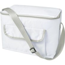 Kühltasche aus Polyester Nikki (weiß) (Art.-Nr. CA222136)