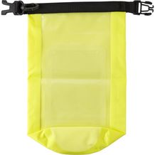 Wasserfeste Strandtasche aus Polyester Pia (gelb) (Art.-Nr. CA236630)