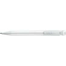 Stilolinea ABS Pier Kugelschreiber mit farbigem Clip (weiß) (Art.-Nr. CA241404)