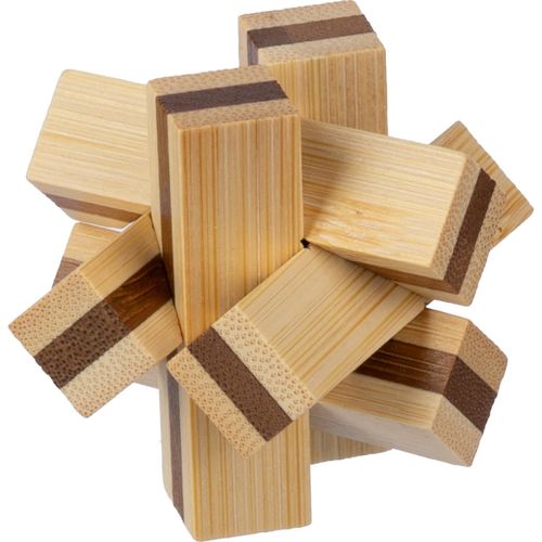 Geduldsspiel aus Holz Inge (Art.-Nr. CA242926) - Geduldsspiel aus Holz. Einzeln verpackt...