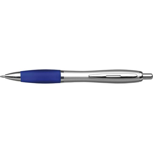 Kugelschreiber aus Kunststoff Cardiff (Art.-Nr. CA245236) - Kugelschreiber aus Kunststoff, Metall-Cl...