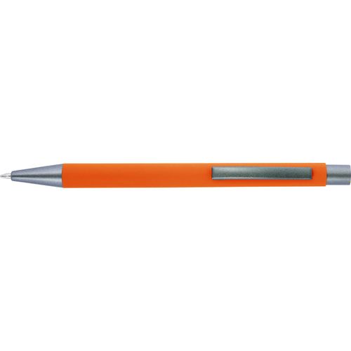 Kugelschreiber mit Softtouch-Oberfläche und Glanzgravur Emmett (Art.-Nr. CA257590) - Kugelschreiber mit Softtouch-Oberfläche...