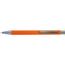 Kugelschreiber mit Softtouch-Oberfläche und Glanzgravur Emmett (orange) (Art.-Nr. CA257590)