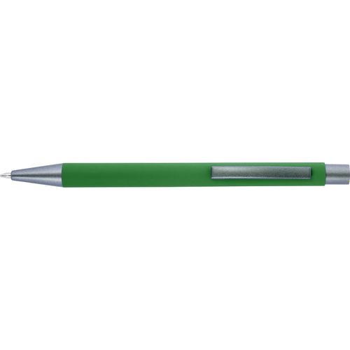 Kugelschreiber mit Softtouch-Oberfläche und Glanzgravur Emmett (Art.-Nr. CA258700) - Kugelschreiber mit Softtouch-Oberfläche...
