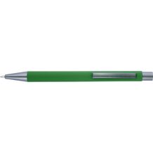 Kugelschreiber mit Softtouch-Oberfläche und Glanzgravur Emmett (grün) (Art.-Nr. CA258700)