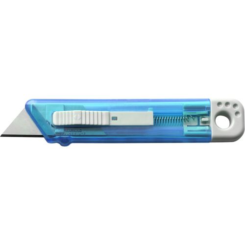 Cutter-Messer mit Federkernautomatik aus Kunststoff Griffin (Art.-Nr. CA269235) - Cuttermesser aus Kunststoff mit Federker...