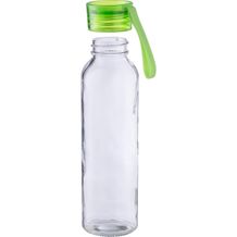 Glas-Trinkflasche (500 ml) Anouk (limettengrün) (Art.-Nr. CA270001)