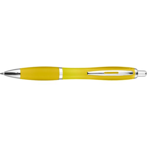 Kugelschreiber aus Kunststoff Newport (Art.-Nr. CA275141) - Kugelschreiber aus Kunststoff, Metall-Cl...