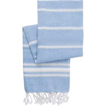 Hamman-Handtuch aus 100% Baumwolle Riyad (hellblau) (Art.-Nr. CA291945)
