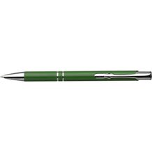 Kugelschreiber aus Aluminium Albacete (hellgrün) (Art.-Nr. CA306502)
