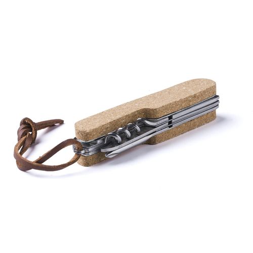 Kork-Taschenmesser Kellan (Art.-Nr. CA312118) - 7-in-1-Multifunktions-Taschenmesser mit...