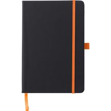 Notizbuch aus Kunststoff Charlene (orange) (Art.-Nr. CA324938)