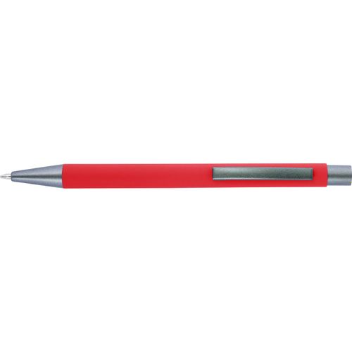 Kugelschreiber mit Softtouch-Oberfläche und Glanzgravur Emmett (Art.-Nr. CA328607) - Kugelschreiber mit Softtouch-Oberfläche...