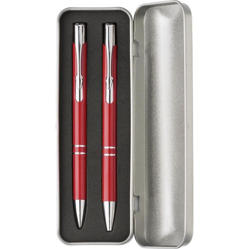 Stifte-Set aus Aluminium Zahir (Art.-Nr. CA338235) - Stifte-Set aus Aluminium, bestehend aus...