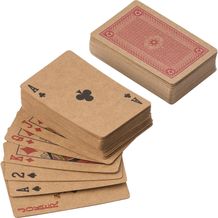 Kartenspiele aus recyceltem Papier Arwen (Braun) (Art.-Nr. CA339029)