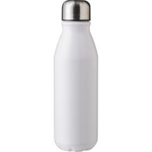 Recycelte Aluminiumflasche (550 ml) Adalyn (weiß) (Art.-Nr. CA351640)