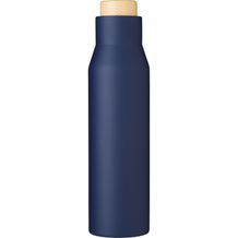 Doppelwandige Flasche aus Edelstahl Christian (marineblau) (Art.-Nr. CA353132)