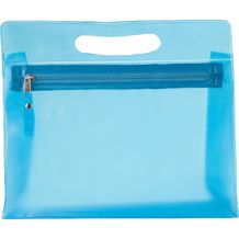 Kulturtasche aus PVC Clyde (hellblau) (Art.-Nr. CA366563)