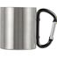 Doppelwandiger Kaffeebecher aus Edelstahl (185 ml) Nella (Schwarz) (Art.-Nr. CA368102)