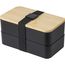 Doppellagige PP-Lunchbox Maxton (Schwarz) (Art.-Nr. CA372469)