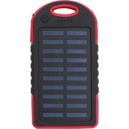 Solar Powerbank Aurora (Art.-Nr. CA375064) - Solar Powerbank-Ladegerät mit grün...