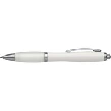 Recycelter ABS-Kugelschreiber Hamza (weiß) (Art.-Nr. CA376062)