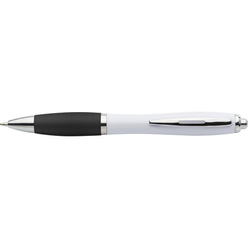 Kugelschreiber aus Kunststoff Swansea (Art.-Nr. CA379048) - Kugelschreiber aus Kunststoff, Metall-Cl...