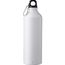 Recycelte Aluminiumflasche (750 ml) Makenna (weiß) (Art.-Nr. CA387147)