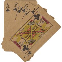 Spielkarten aus recyceltem Papier Andreina (Braun) (Art.-Nr. CA404234)