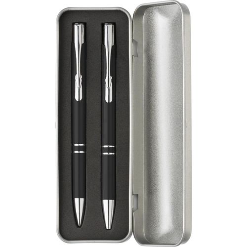 Stifte-Set aus Aluminium Zahir (Art.-Nr. CA408363) - Stifte-Set aus Aluminium, bestehend aus...