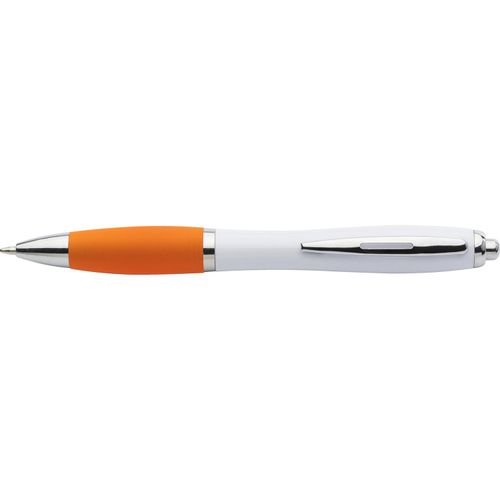 Kugelschreiber aus Kunststoff Swansea (Art.-Nr. CA410706) - Kugelschreiber aus Kunststoff, Metall-Cl...