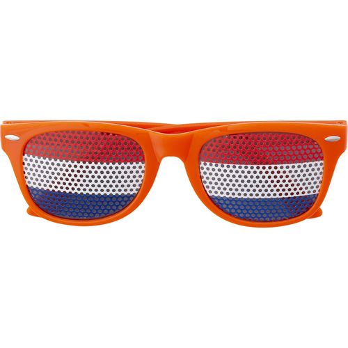 Fan Sonnenbrille aus Plexiglas Lexi (Art.-Nr. CA416155) - Plexiglas-Sonnenbrille mit UV400-Schutz...