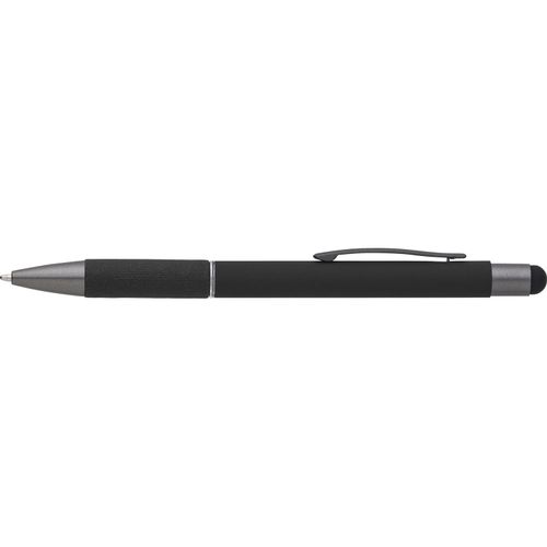 Aluminium-Kugelschreiber Jett (Art.-Nr. CA417715) - Aluminiumkugelschreiber mit Details aus...