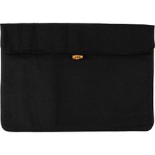 Laptoptasche aus Baumwolle (220 gr/m²) Dirk (Schwarz) (Art.-Nr. CA419255)