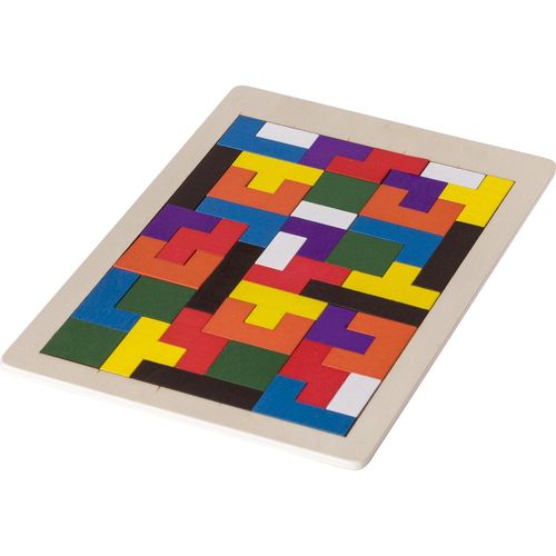Holzpuzzle-Spiel Skyla (Art.-Nr. CA419999) - 40-teiliges Holzpuzzle verpackt im...
