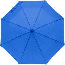 Regenschirm aus Pongee-Seide Elias (blau) (Art.-Nr. CA420584)