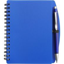 Notizbuch aus Kunststoff Kimora (blau) (Art.-Nr. CA420603)