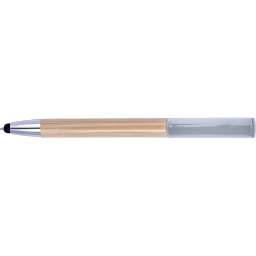 Bambus Kugelschreiber mit Touchfunktion Colette (Art.-Nr. CA421898) - Bambus Kugelschreiber 'Sumatra' mit...