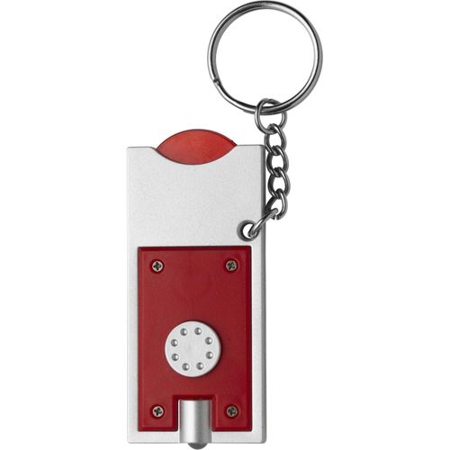 Schlüsselanhänger aus Kunststoff Madeleine (Art.-Nr. CA434334) - Schlüsselanhänger aus Kunststoff, m...