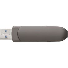 USB-Stick aus verzinkter Oberfläche Harlow (stahlgrau) (Art.-Nr. CA448033)