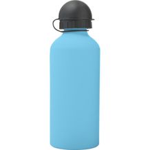 Trinkflasche aus Aluminium (600 ml) Margitte (hellblau) (Art.-Nr. CA453008)