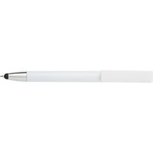Kugelschreiber aus ABS-Kunststoff Calvin (weiß) (Art.-Nr. CA461335)