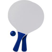 Beach-Ball-Tennisspiel 'Bravo' aus Holz (blau) (Art.-Nr. CA461511)