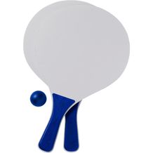 Beach-Ball-Tennisspiel aus Holz Fabien (blau) (Art.-Nr. CA461511)