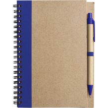 Notizbuch aus recyceltem Papier Stella (blau) (Art.-Nr. CA470519)