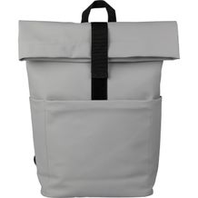 PU-Lederrucksack Senta (Grau) (Art.-Nr. CA481107)