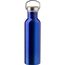 Edelstahl Trinkflasche Mohnblume (blau) (Art.-Nr. CA489091)